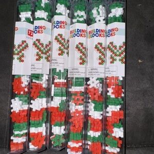 Lot of 6 - Target Bullseyes Mini Hashtag Building Blocks New 72 count per pack
